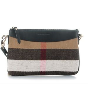 Burberry Peyton derby clutch